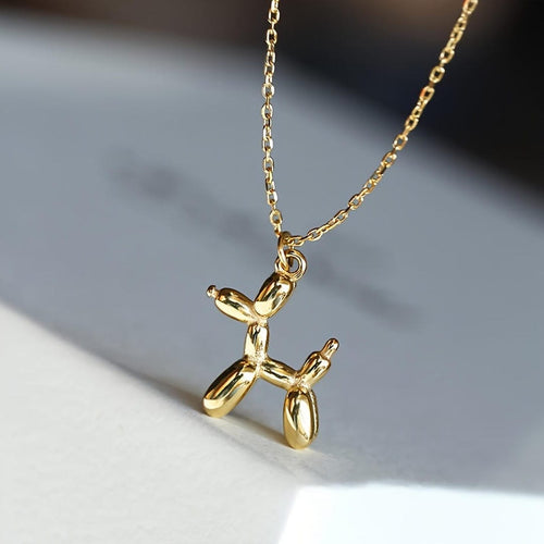 Dog Balloon Charm Necklace
