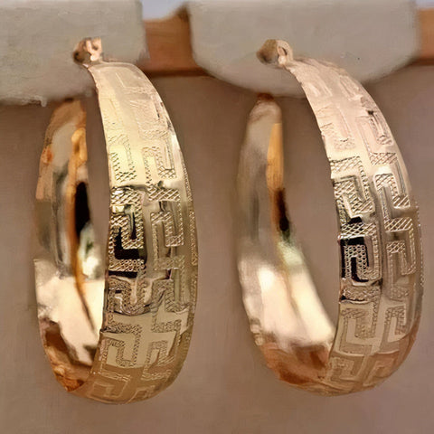 Heirloom Gold Statement Earrings