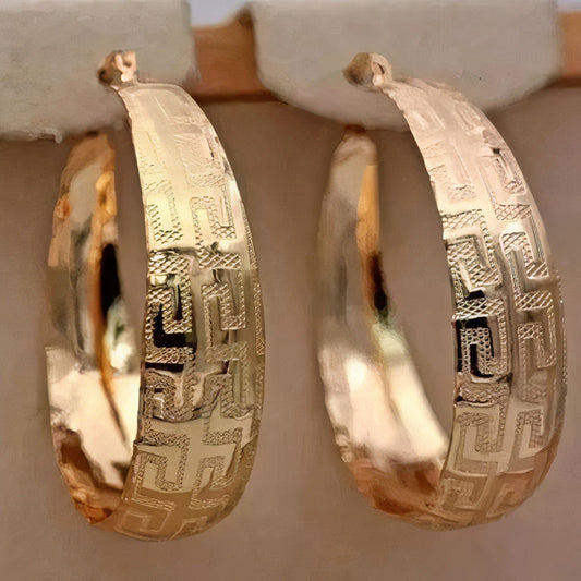 Heirloom Gold Statement Earrings