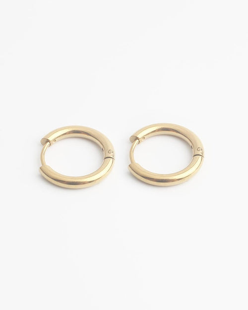 Sleek Huggie Hoop Earrings