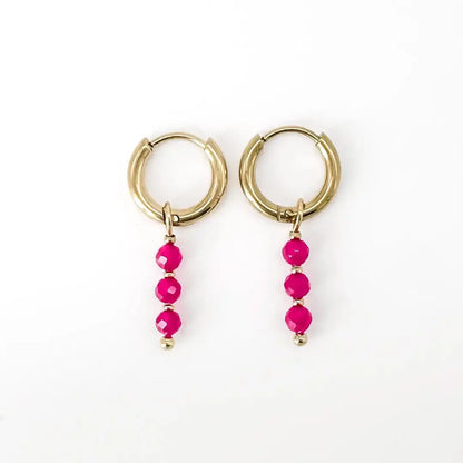 Mon Cheri Earrings Natural Stone