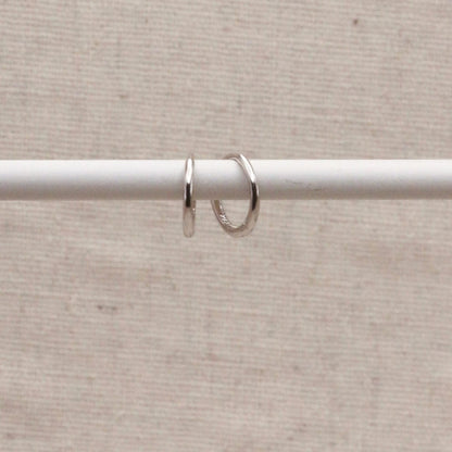 Silver Essential Huggie Hoops