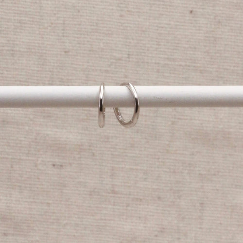 Silver Essential Huggie Hoops