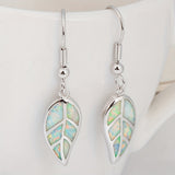 Minimalist Bohemian Leaf Inlays Earrings