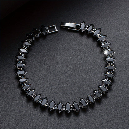 Gothic Statement Onyx Bracelet