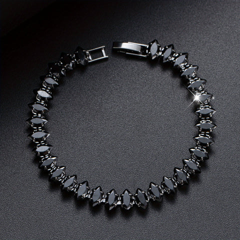 Gothic Statement Onyx Bracelet