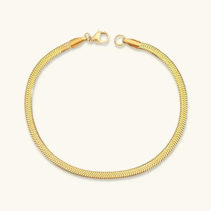 Lustrous Vida Herringbone Wristpiece