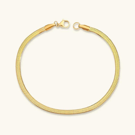 Lustrous Vida Herringbone Wristpiece