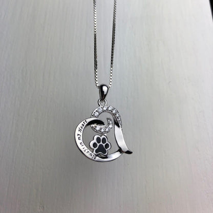 Forever By My Side Memorial Necklace