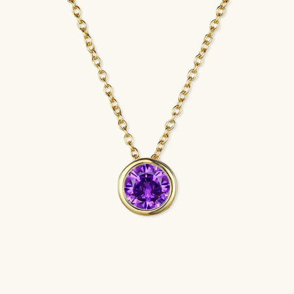Radiant Gemstone Gold Chain