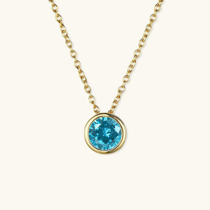 Radiant Gemstone Gold Chain