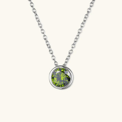 Radiant Gemstone Gold Chain