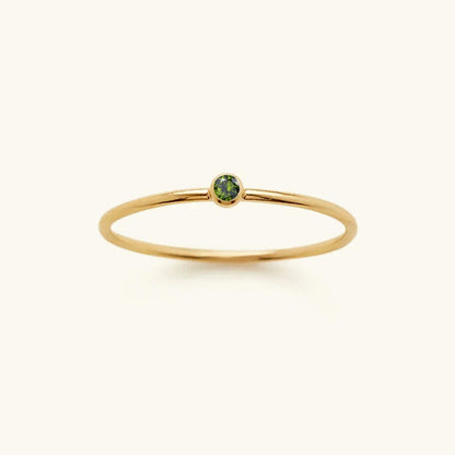 Precious Gemstone Stacker Ring