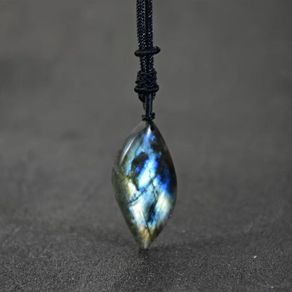 Mystical Blue Flash Labradorite Necklace