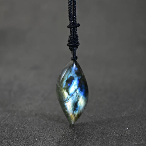 Mystical Blue Flash Labradorite Necklace