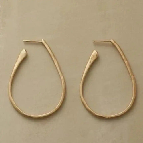 Handcrafted Vintage Gold Earrings