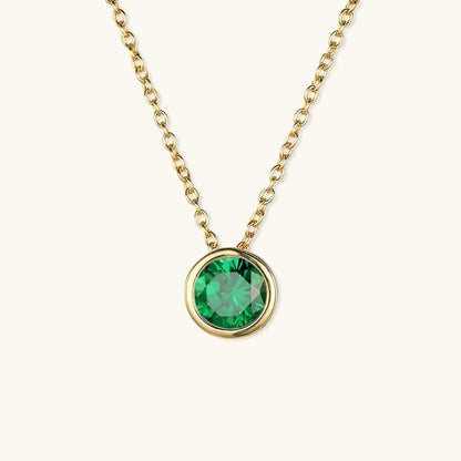 Radiant Gemstone Gold Chain