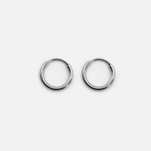 Everyday Silver Hoops