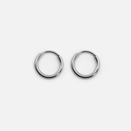 Everyday Silver Hoops