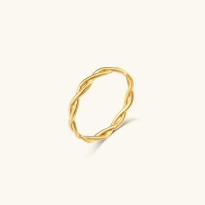 Vintage Twisted Gold Ring