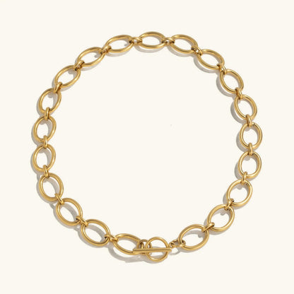 Timeless Bold Gold Chain Necklace
