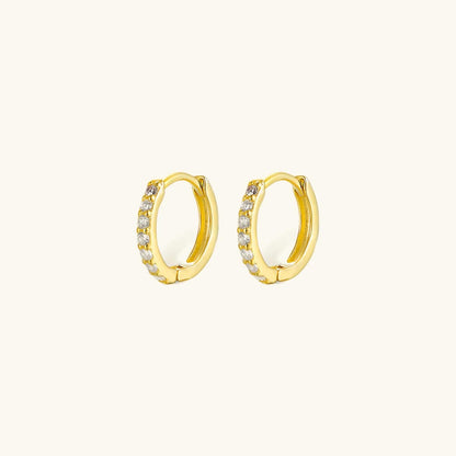 Elegant Huggie Gold Earrings
