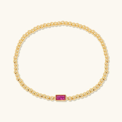 Radiant Gemstone Bracelet