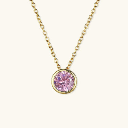 Radiant Gemstone Gold Chain