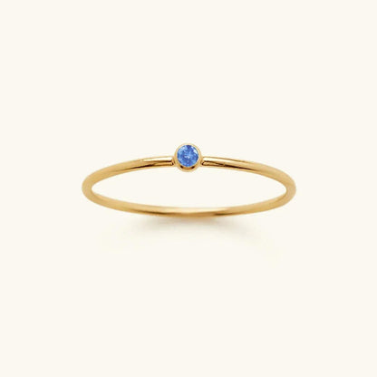 Precious Gemstone Stacker Ring