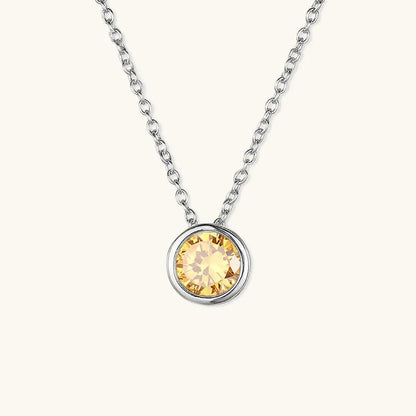 Radiant Gemstone Gold Chain
