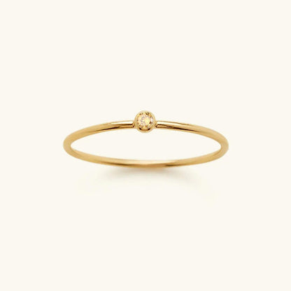 Precious Gemstone Stacker Ring