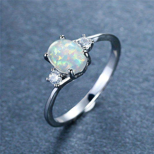 Opal Serenity Embrace Ring