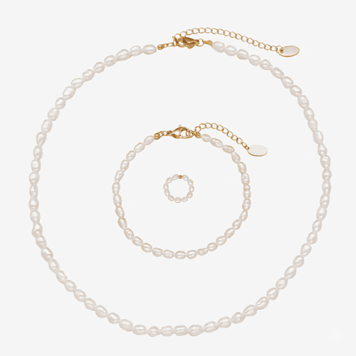 Radiant Tide Pearl Jewelry Set