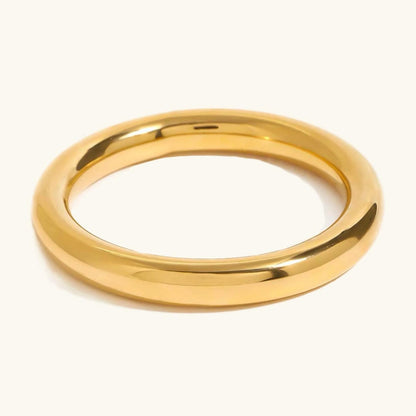 Vintage Smooth Gold Bangle