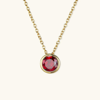 Radiant Gemstone Gold Chain