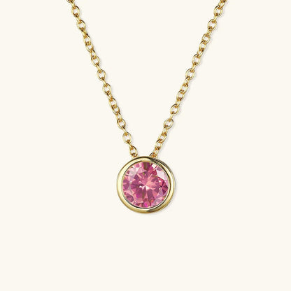 Radiant Gemstone Gold Chain