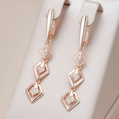 Sleek Square Link Earrings