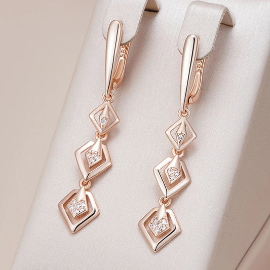 Sleek Square Link Earrings