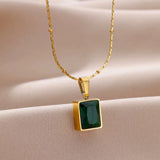 Gold Allure Pendant Necklace