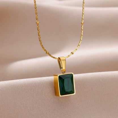 Gold Allure Pendant Necklace