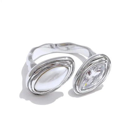 Double Marquise Bypass Ring