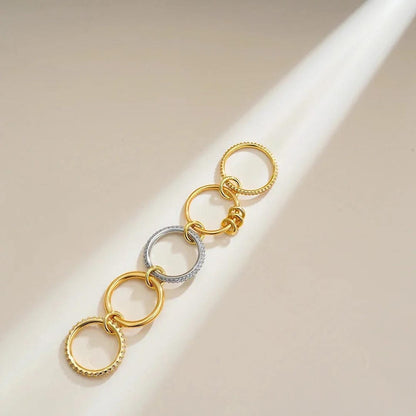 Blaise Stacked Crystals Ring