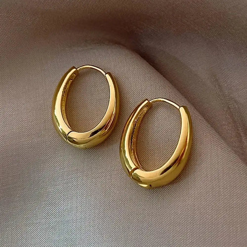 Classic Golden Hoop Earrings