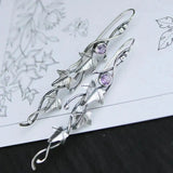 Antique Leaf Elf Earrings