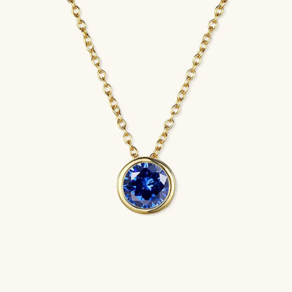 Radiant Gemstone Gold Chain