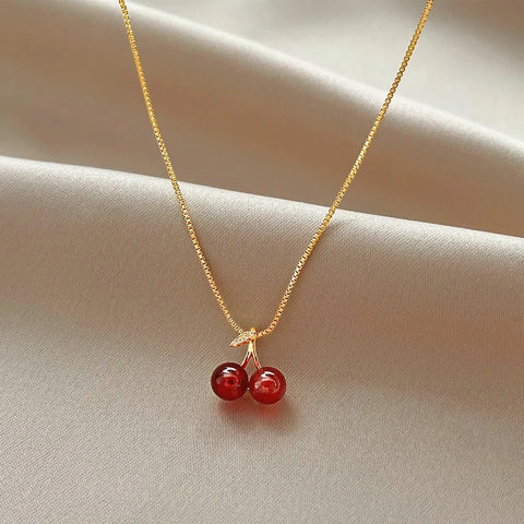 Cherry Heirloom Pendant Necklace