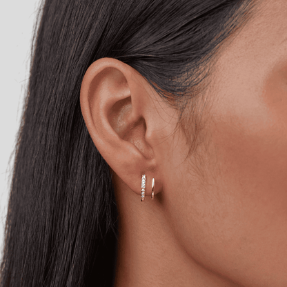 Claw Gold Crystal Earrings