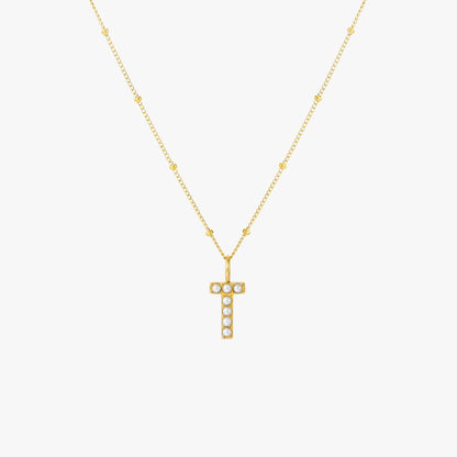Pearl Initial Pendant Necklace