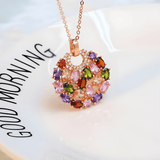 Radiant Gem Charm Necklace