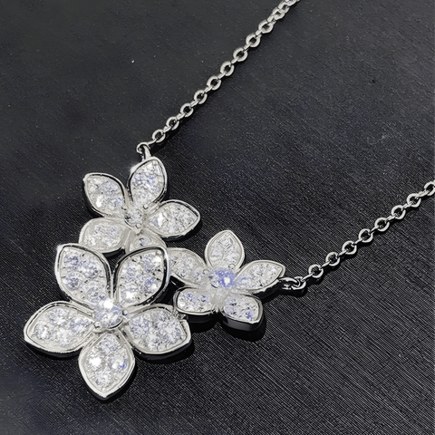 Golden Royal Flower Necklace